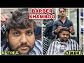 Skin Cracker & Head massage king Barber Shamboo taking Hair cut, BEARD CUT ✂️ from Barber RIZWAN