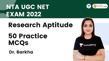 Research Aptitude 50 Practice MCQs | NTA UGC NET JRF 2022 | Dr. Barkha | Let