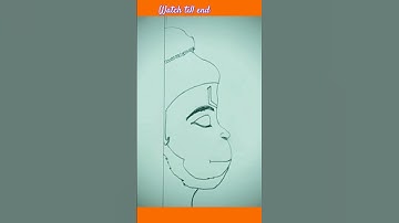 Lord Hanuman ji Drawing🚩🚩  || Sketch drawing || step by step || Easy drawing