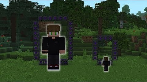 Pehkui Player Portal Scaling Tutorial - Immersive Portals Mod