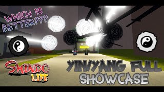 YIN/YANG ELEMENTS FULL SHOWCASE   DAMAGE TEST | SHINDO LIFE | SHINDO LIFE YING YANG