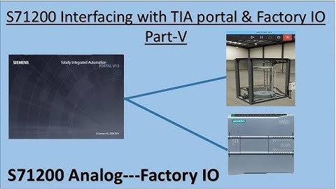 Siemens S71200 Analog and Factory IO Interfacing