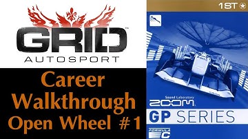 Grid Autosport Career ★ Open Wheel #1 ★ Very hard AI