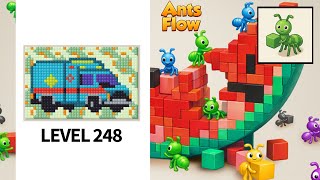 Level 248 Ant Flow Color Pixel Puzzle Gameplay Walkthrough