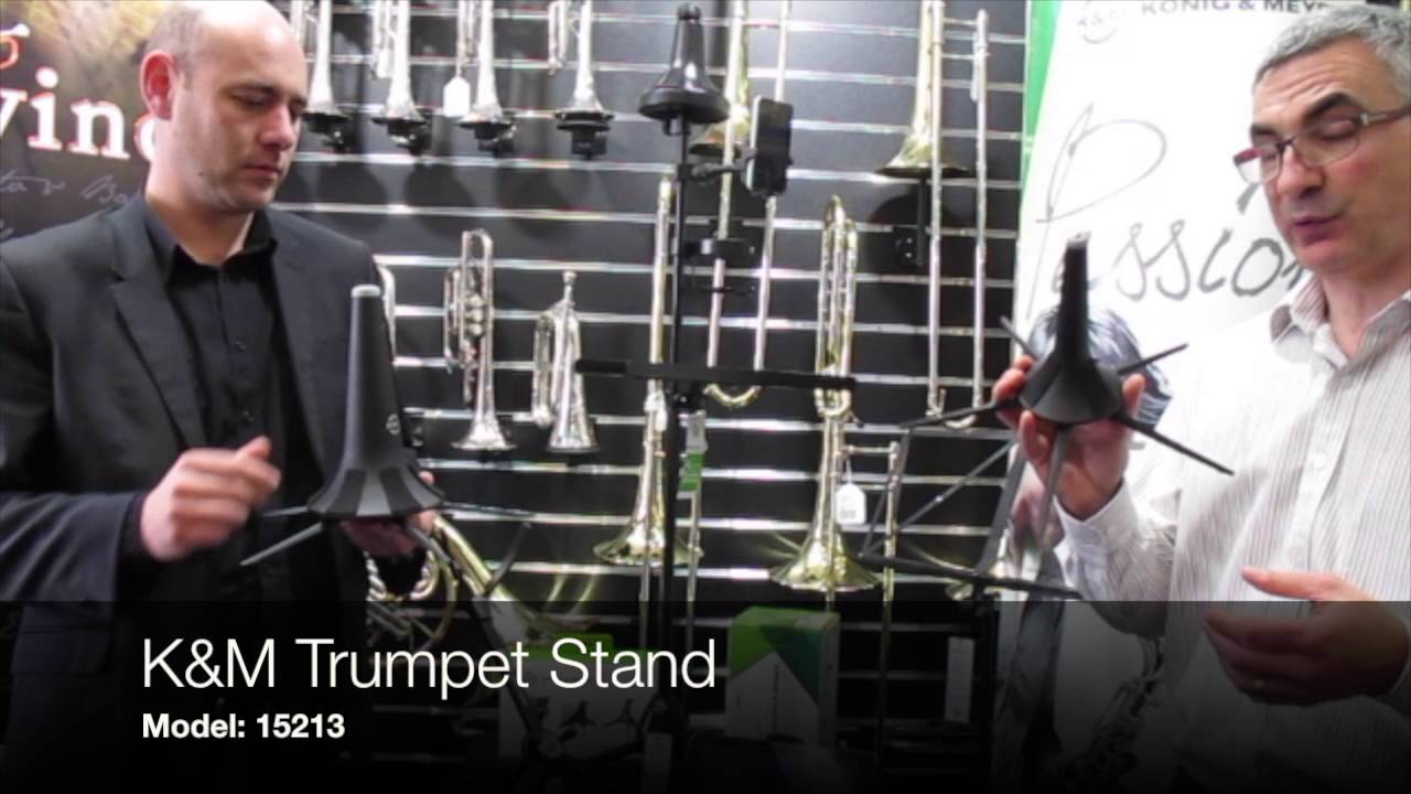 K&M 15213 Trumpet and 15240 Flugel Stands YouTube
