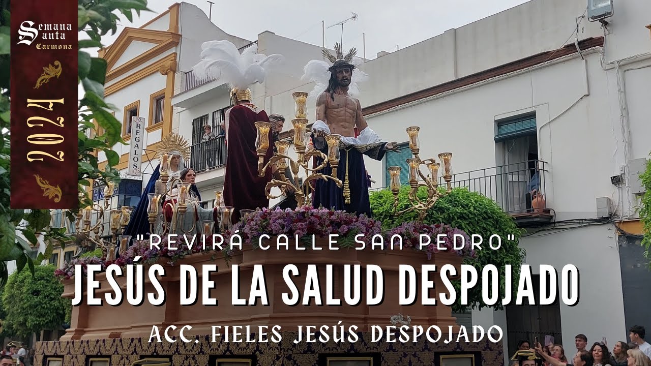 4k | Jesús De La Salud Despojado| Revirá Calle San Pedro. Sábado Pasión 2024 | Y Al Tercer Día