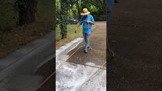 Pretreating Filthy Concrete