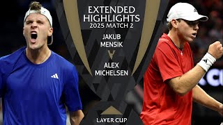 Jakub Mensik v Alex Michelsen Extended Highlights | Laver Cup 2025 Match 2