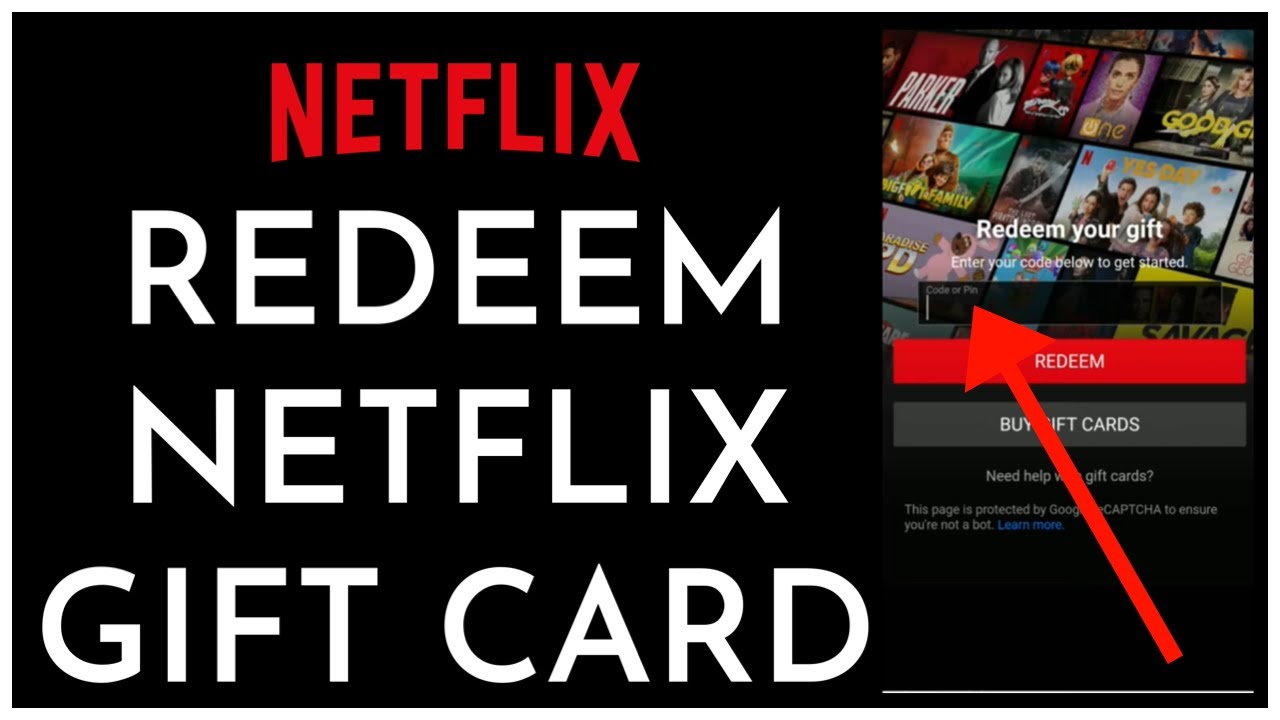 How to Use or Redeem Netflix Gift Card 2021? - YouTube