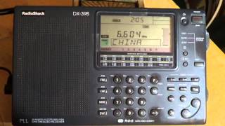 New York Radio 6604 Khz USB on Radio Shack DX 398