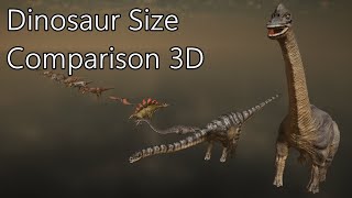 Dinosaur Size Comparison 3D | 3D Animation Comparison | Largest Dinosaur