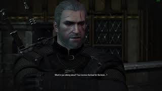 "Hope barnacles break out on your cock!" - Geralt funny banter with a Priest (The Witcher 3)