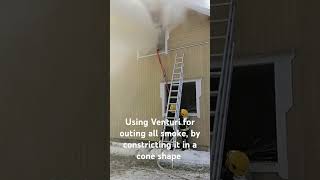 Venturi as a firefighting technique #venturi #firecontrol #fireengineering #firesafety