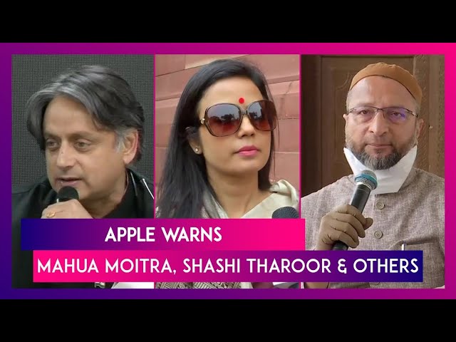 MP Mahua Moitra and Dr. Shashi Tharoor at Mango Party #mahuamoitra