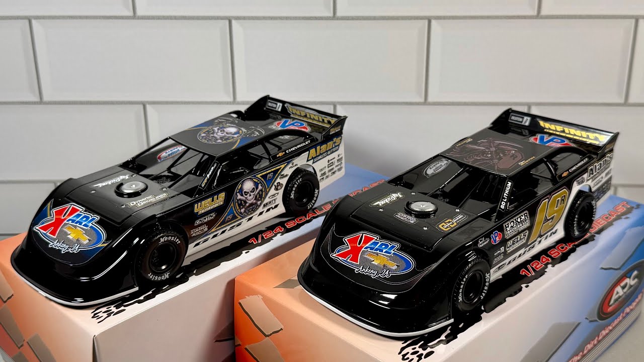 REVIEW: Ryan Gustin '24 & '25 1:24 Dirt Late Models by ADC - YouTube