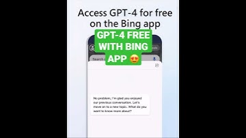 GPT-4 FREE with Microsoft Bing😍🤖#technology #shorts #gpt4