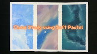 Cloud Study Using Soft Pastel - 3 Different Clouds for Beginners- Day96 - Step by Step Tutorial screenshot 5