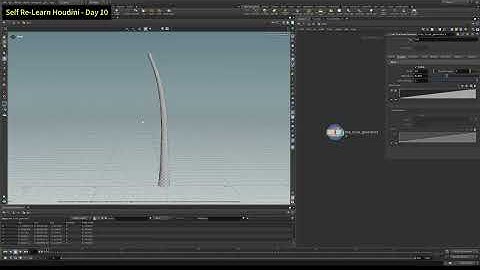 Self-learn Houdini - Day 10 - Make a Tree