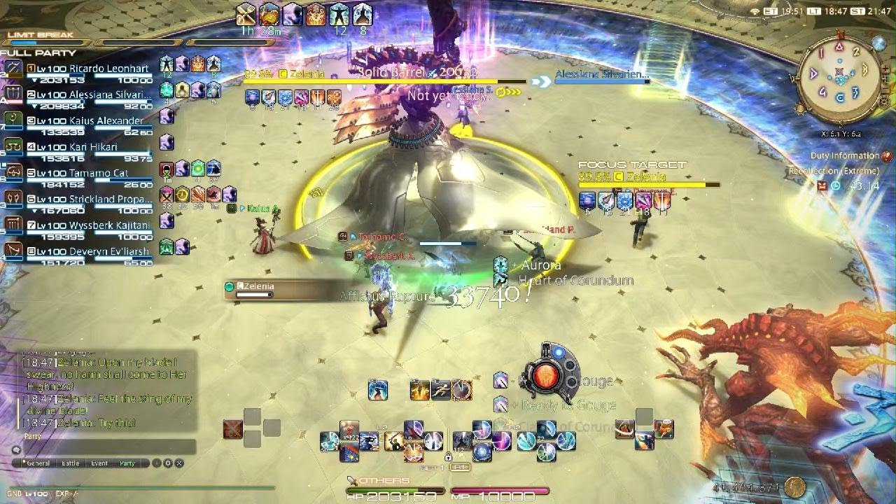 FINAL FANTASY XIV Online Recollection EX First Clear GNB POV