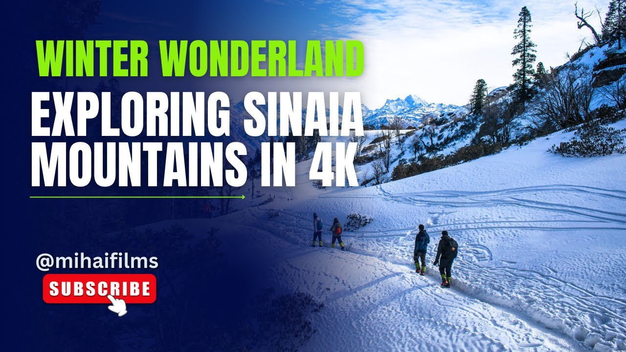 Winter Wonderland: Exploring Sinaia Mountains in 4K