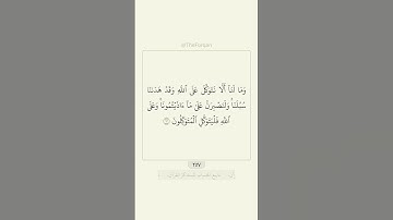 ‎قرآن سورة إبراهيم ١٢ | #قرآن #quran