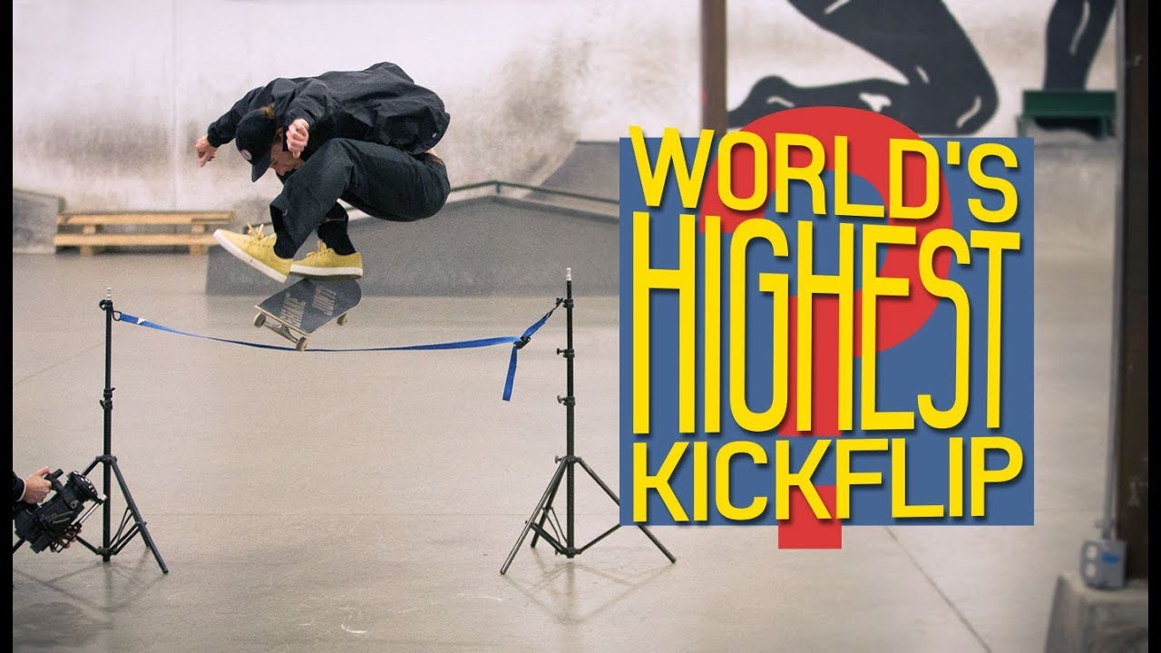 Did Jake Hayes Just Do The World's Highest Kickflip?