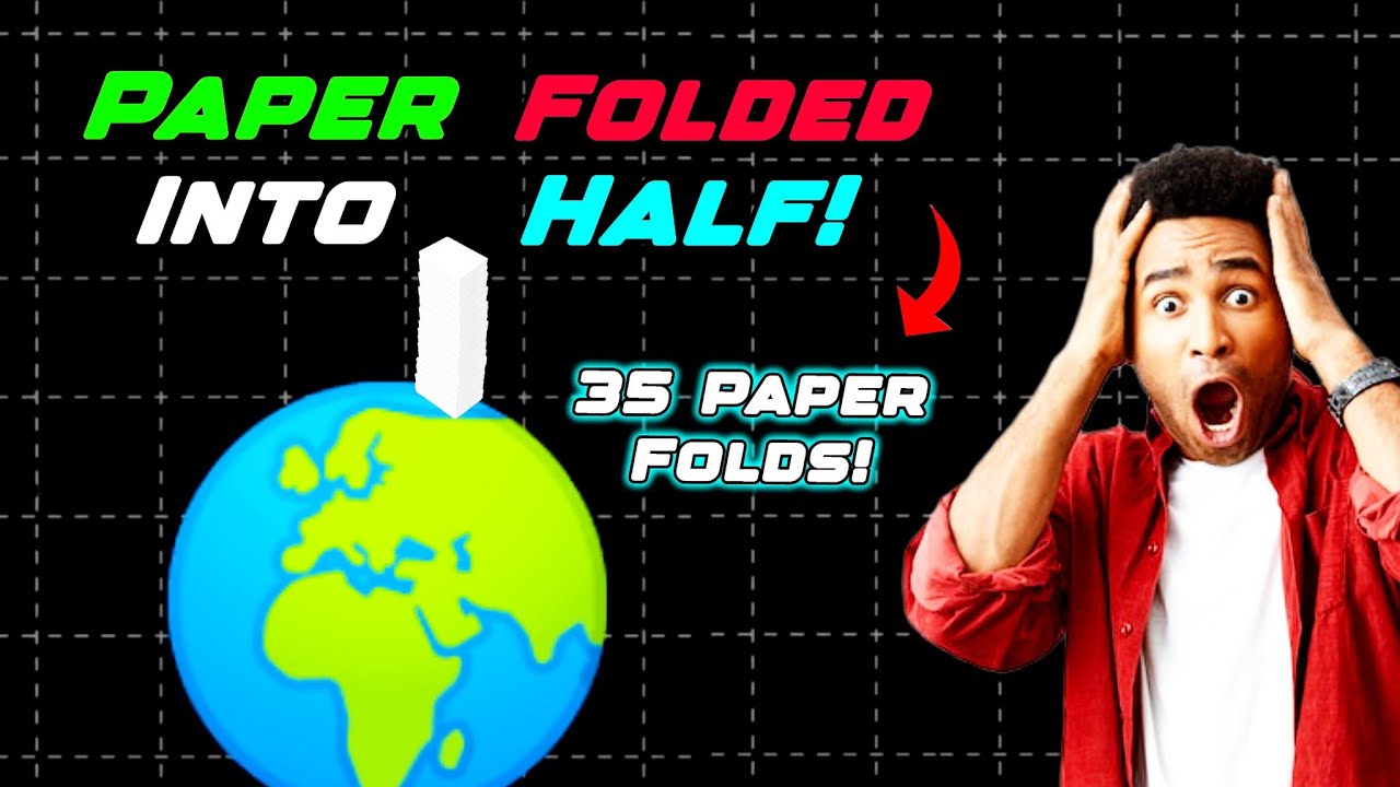 Folding A Paper 103 Times! What Will Happen? FactTechzAntarikshTV