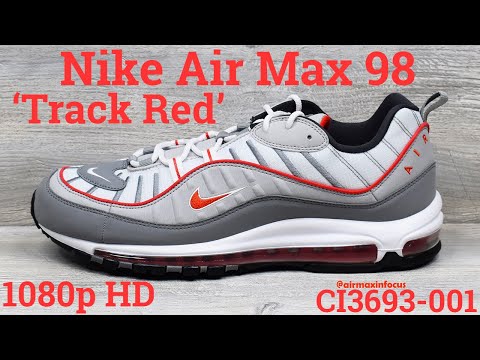 air max 98 grey and red