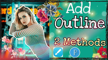How to add outline to image/photo in android like Technical Guruji.Easy tutorial.2 methods shown.