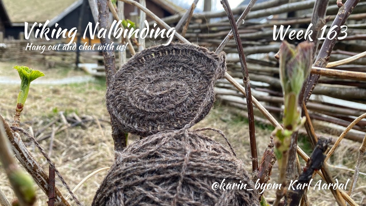 Viking Nalbinding with Karin & Karl; Week 163