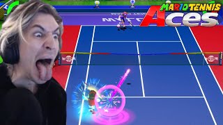 xQc Plays Mario Tennis Aces PVP (with chat)