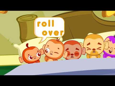Kids cartoon 10 in the bed and the little one said roll over - YouTube