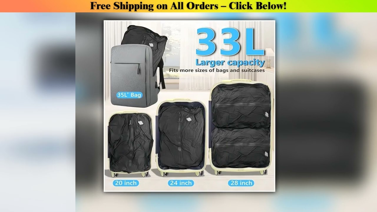 17L Reusable Vacuum Storage Bags,Travel Outdoor Vacuum Compression Bag with Air Pump Vacuum Bag