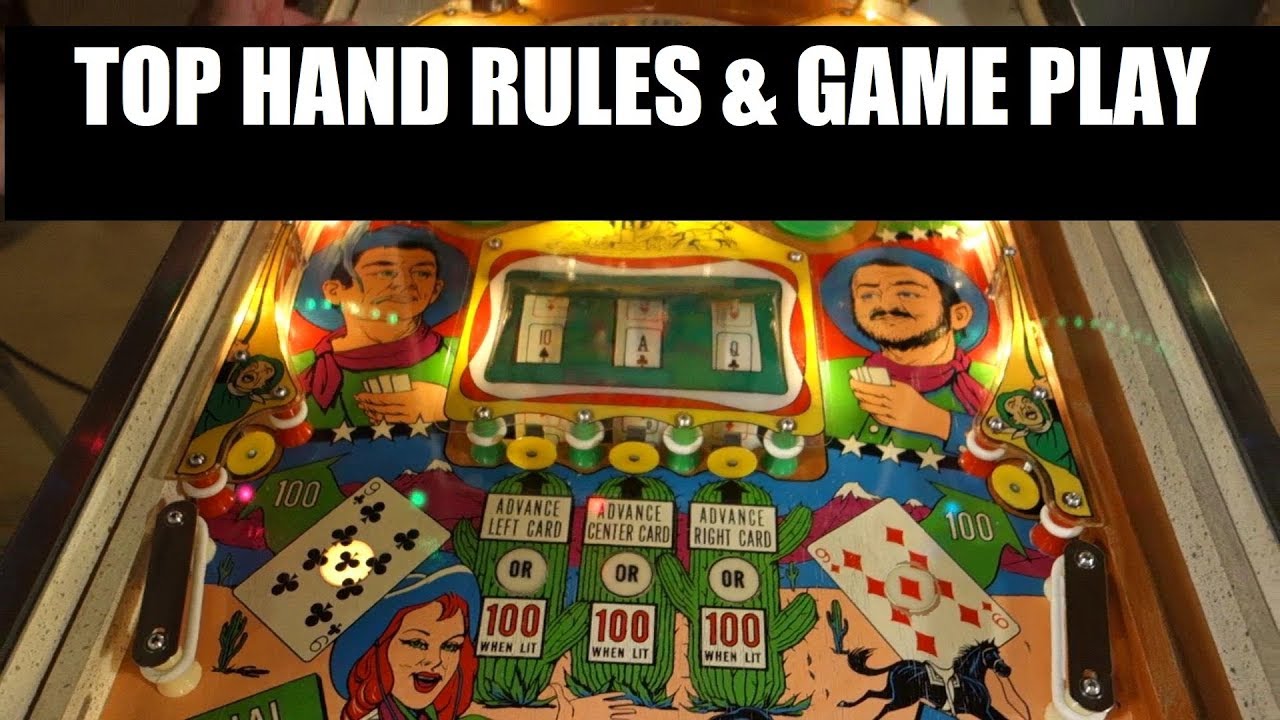 1966 Williams Top Hand - Rules & game play