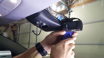 Tesla Model 3 rearview mirror and trim removal