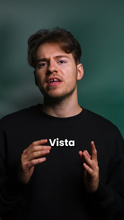 Windows Vista was actually good