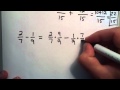 Adding and Subtracting Fractions Quiz