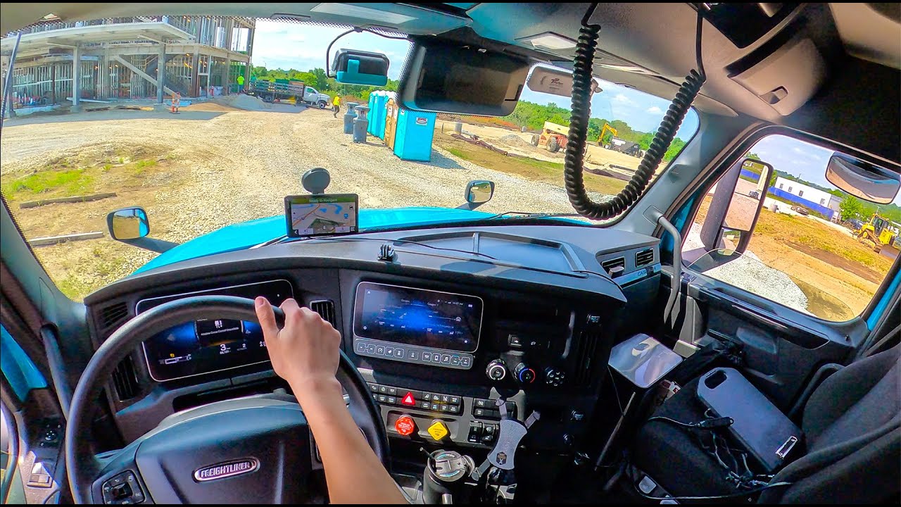 A Crazy Day In The Life Of A Truck Driver - YouTube