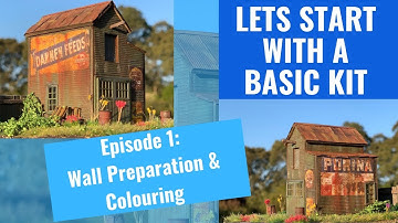 How to make a HO Scale Craftsman Kit. Episode 1.