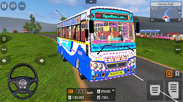 Download TNSTC TATA BUS MOD | BUSSID New Bus Mod - Bus Simulator Indonesia Gameplay | Bus Game