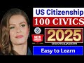 2025 random 100 civics questions and answers - U.S. citizenship interview I N400 Interview #n400