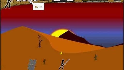 Stick Wars strategy  - beat the game with swordwraths only - 5 of 12 - Ambushed