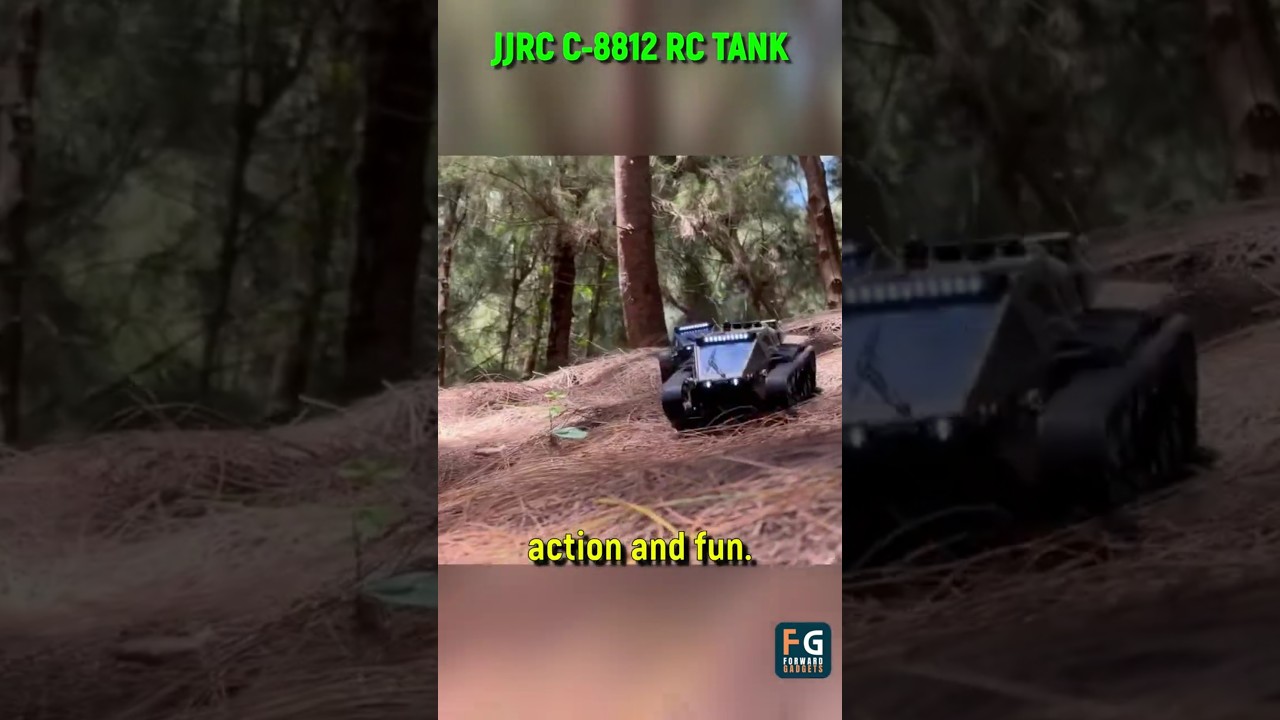 JJRC C8812 Remote Control Tank | 1:16 Off-Road RC Tank Car with 360° Drift & Dual Batteries #rctank