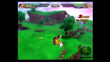 DBZ Budokai Tenkaichi 1 | CPU vs CPU #58 | SSJ4 Goku vs SSJ4 Vegeta