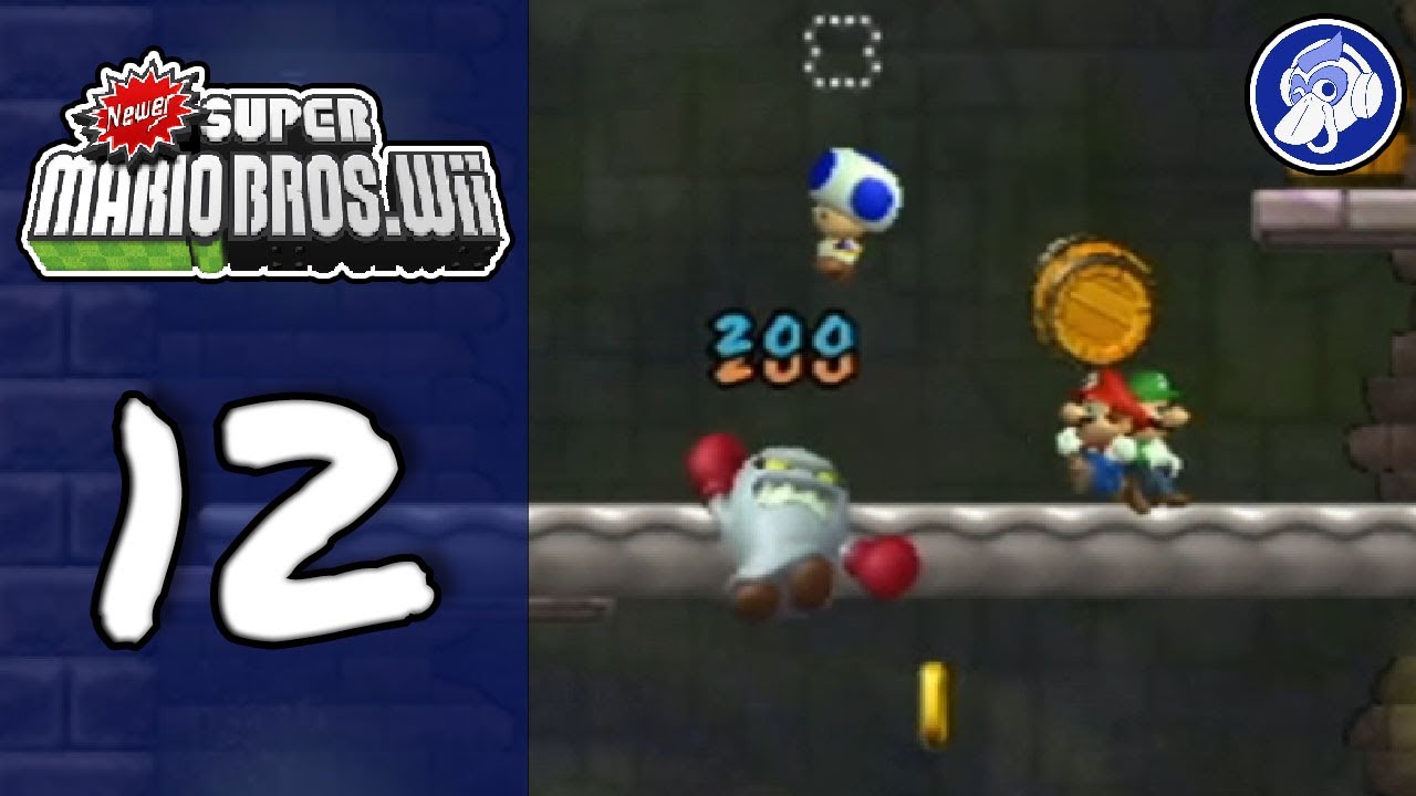 STUPID BARRELS!!! | Newer Super Mario Bros. Wii (Episode 12)