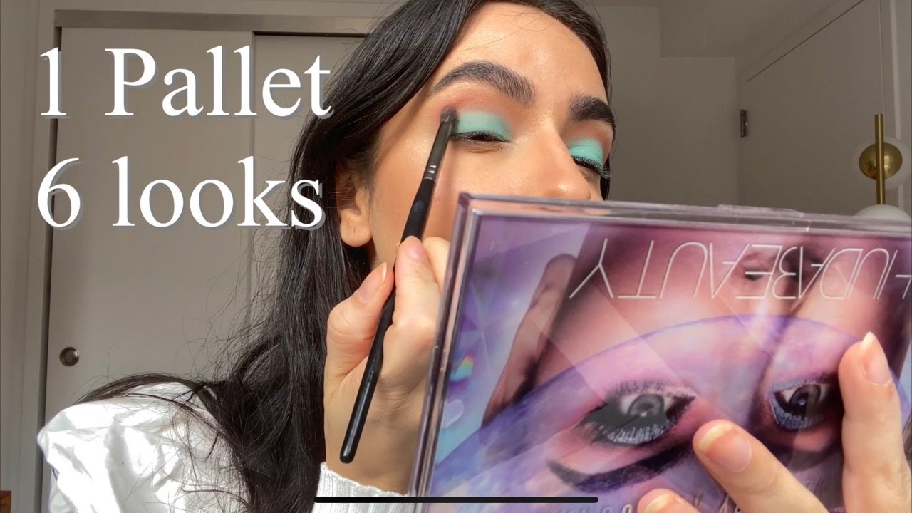 HUDA BEAUTY Mercury Retrograde Eyeshadow Palette One pallet, 6 looks YouTube