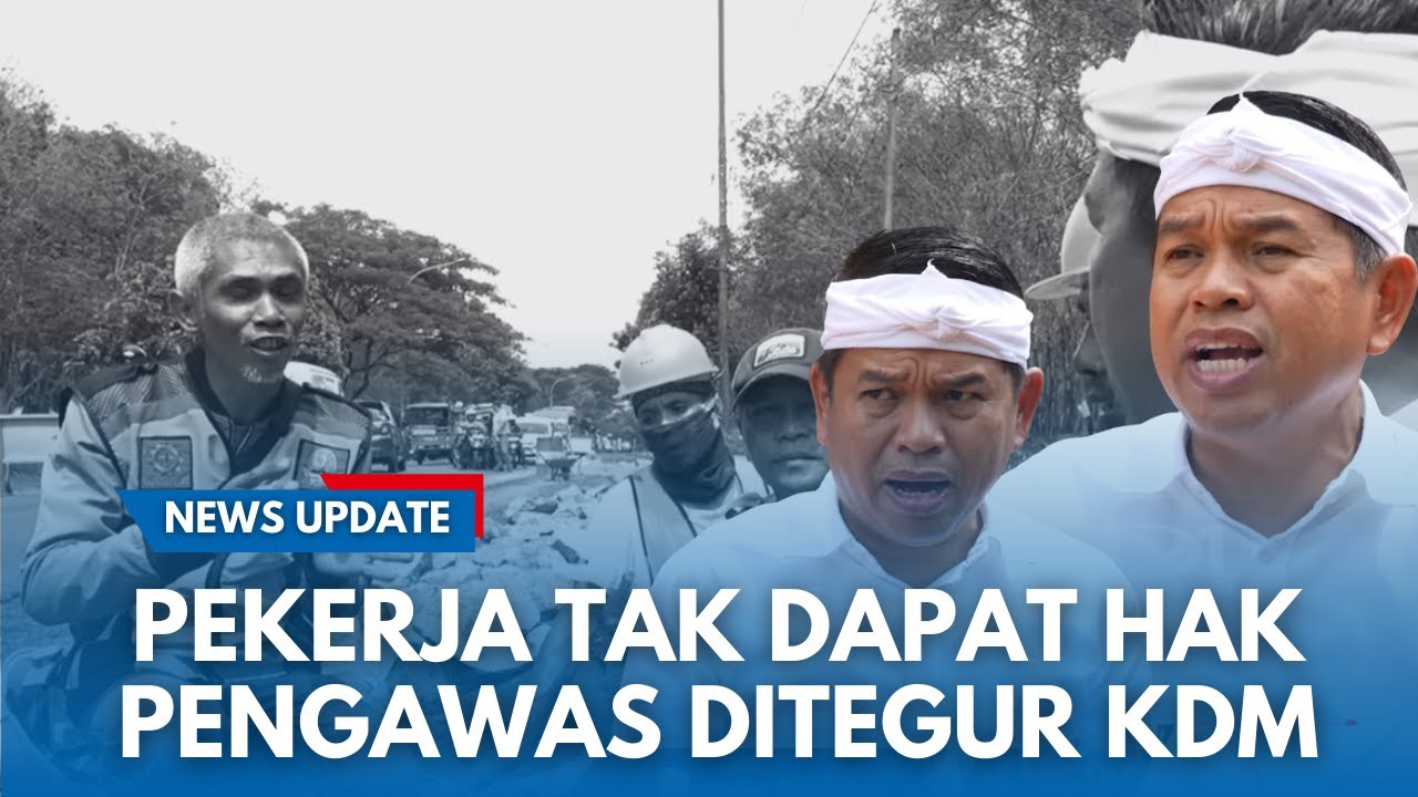 KDM NGAMUK DI PINGGIR JALAN! Proyek Amburadul, Pegawai Tak Berasuransi KDM tuntut tanggung Jawab