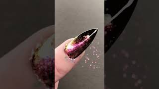 This Nail Flake Application is SO SATISFYING 🤩✨💅🏽 #nails #naildesign #nailtutorial #satisfyingvideo screenshot 5