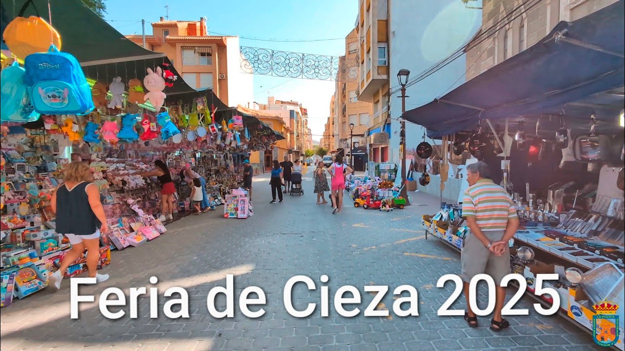 LA FERIA DE CIEZA 2025.🎡🎠🎆Paseo por los puestos y tascas en este primer día de Feria 24 de Agosto.