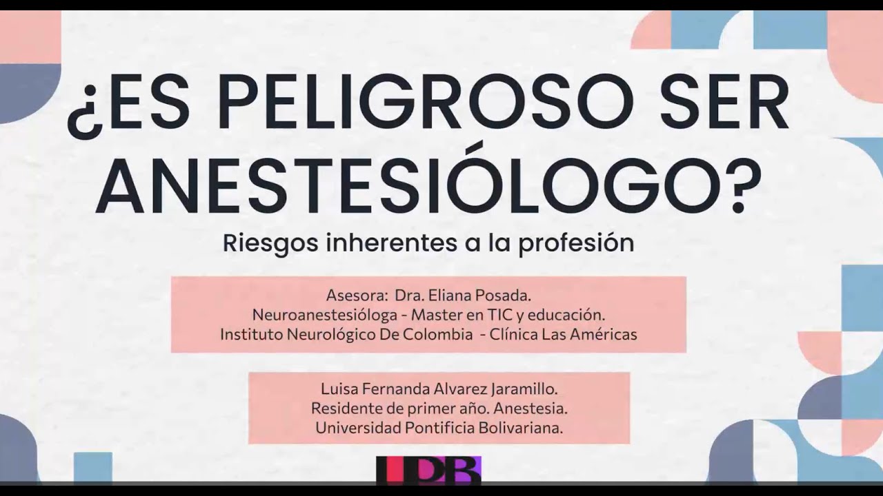 ¿Es peligroso ser anestesiólogo? Riesgos inherentes a la profesión